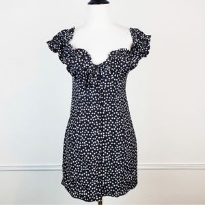 Princess Polly Dress Ruffles Polka Dot Feminine Flirty Pin Up